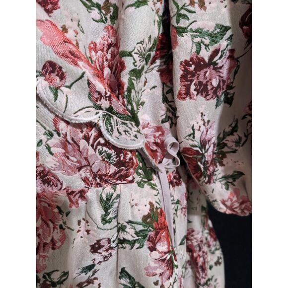 ASOS Floral Maxi Dress - Pink and Cream - Picture 3 of 8